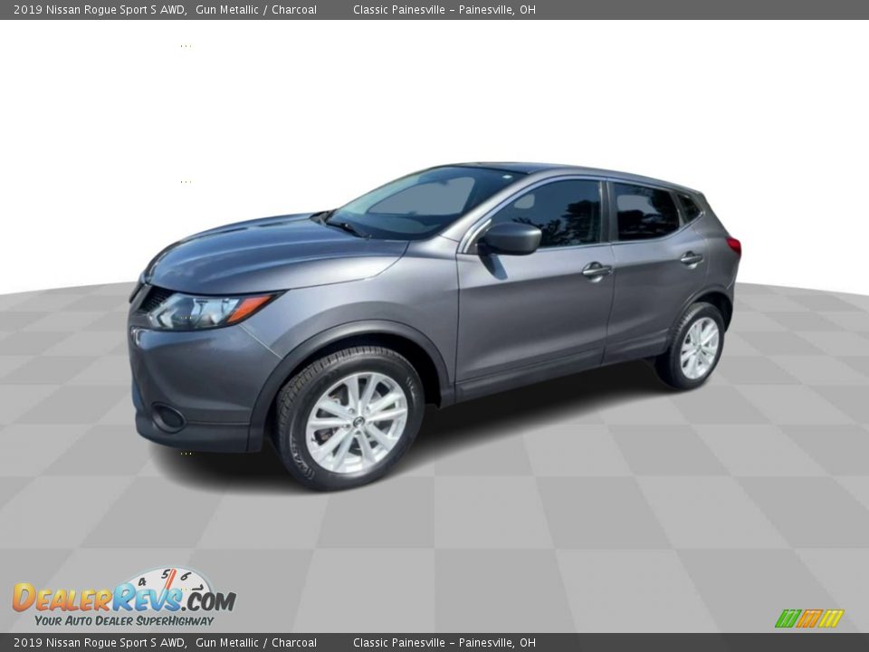 2019 Nissan Rogue Sport S AWD Gun Metallic / Charcoal Photo #4