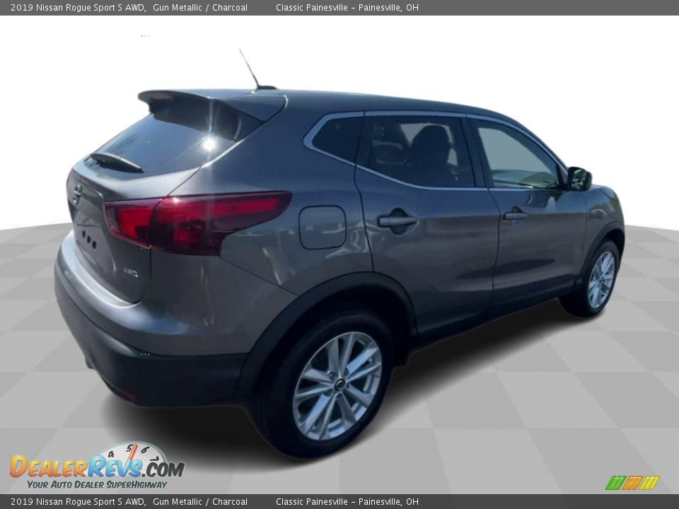 2019 Nissan Rogue Sport S AWD Gun Metallic / Charcoal Photo #8