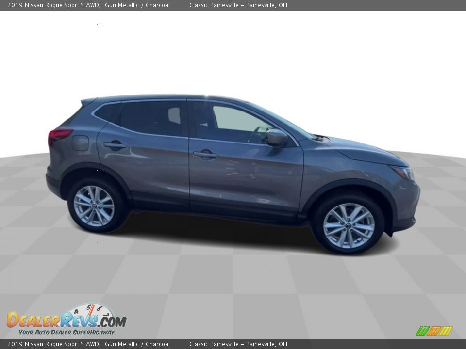 2019 Nissan Rogue Sport S AWD Gun Metallic / Charcoal Photo #9