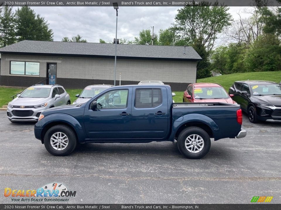 2020 Nissan Frontier SV Crew Cab Arctic Blue Metallic / Steel Photo #1