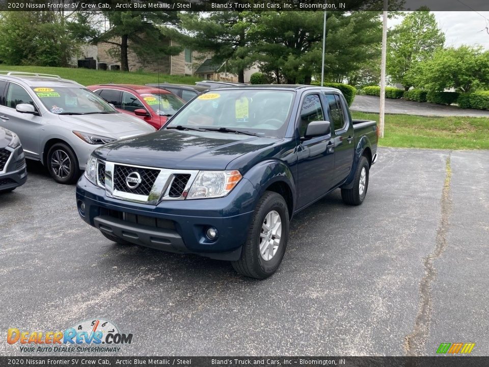 2020 Nissan Frontier SV Crew Cab Arctic Blue Metallic / Steel Photo #2