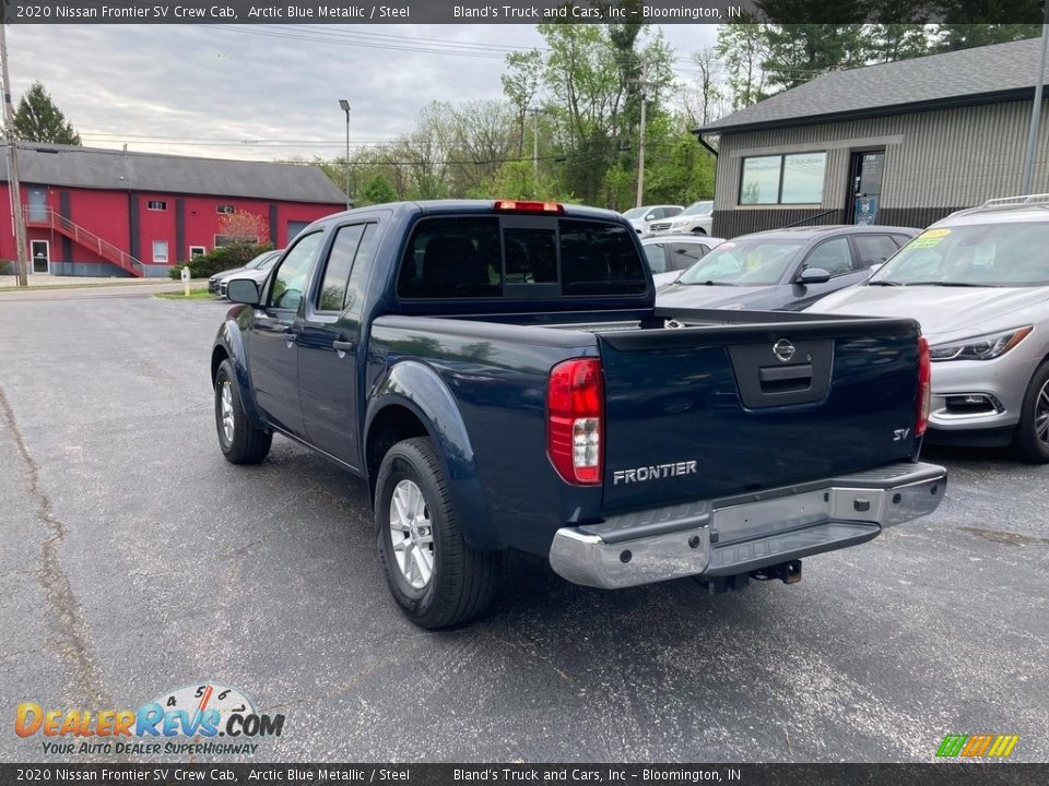 2020 Nissan Frontier SV Crew Cab Arctic Blue Metallic / Steel Photo #3