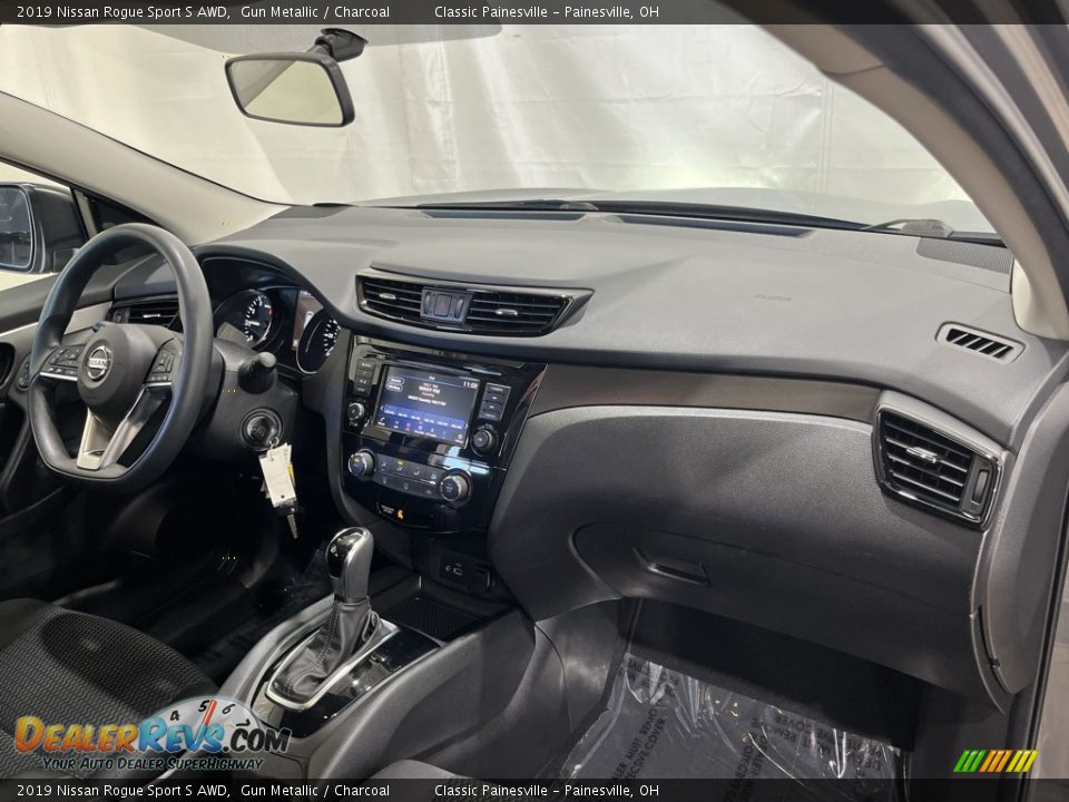 2019 Nissan Rogue Sport S AWD Gun Metallic / Charcoal Photo #25