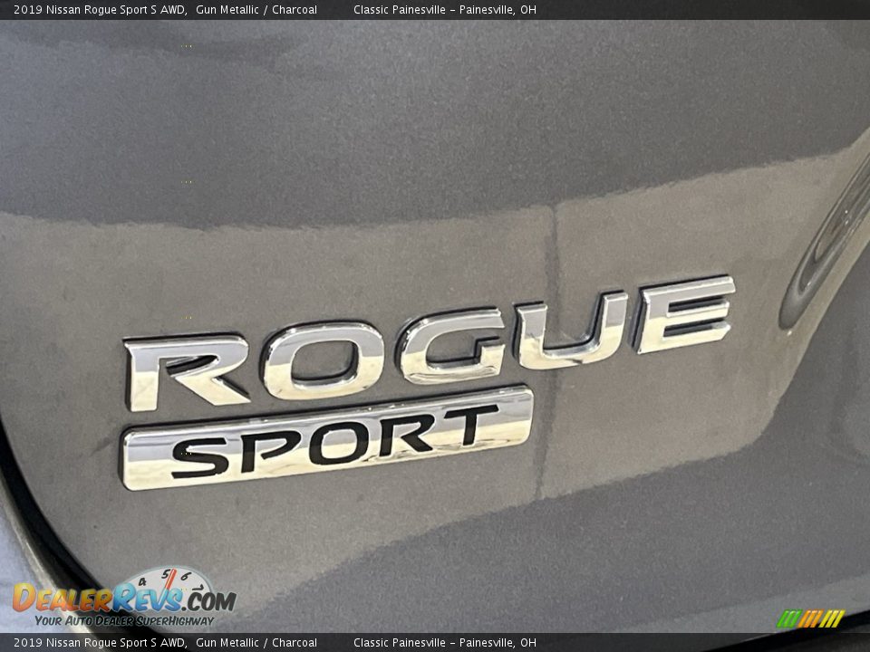 2019 Nissan Rogue Sport S AWD Gun Metallic / Charcoal Photo #28