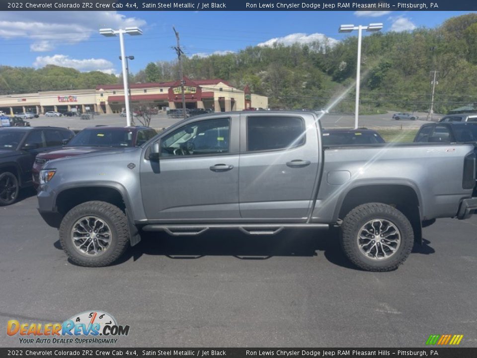 Satin Steel Metallic 2022 Chevrolet Colorado ZR2 Crew Cab 4x4 Photo #3