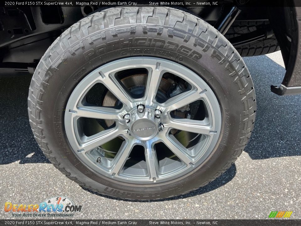 2020 Ford F150 STX SuperCrew 4x4 Magma Red / Medium Earth Gray Photo #11