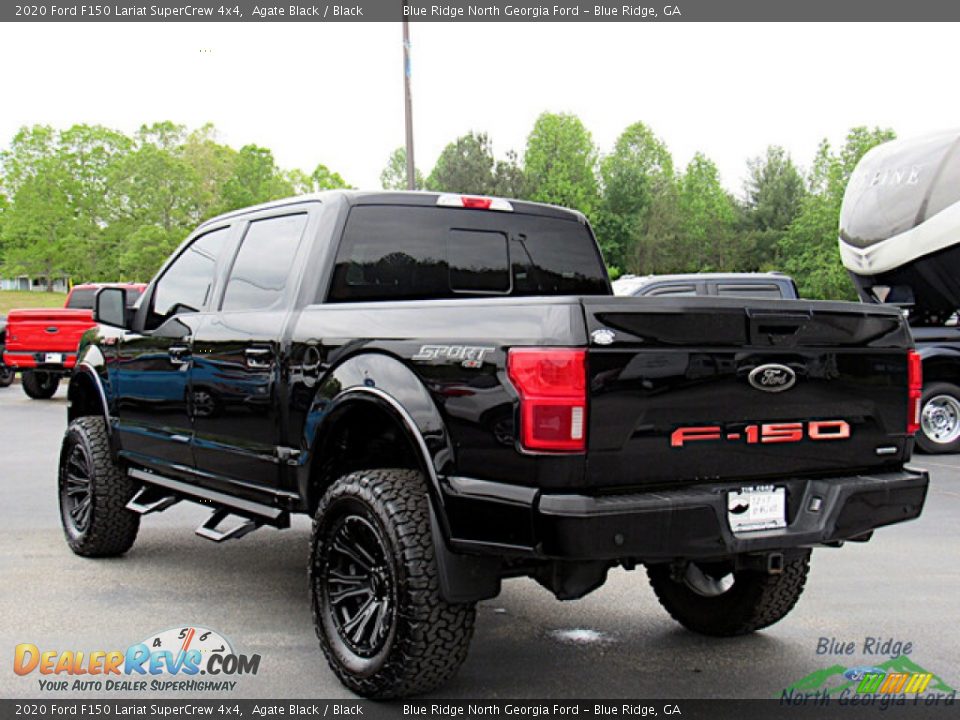 2020 Ford F150 Lariat SuperCrew 4x4 Agate Black / Black Photo #3