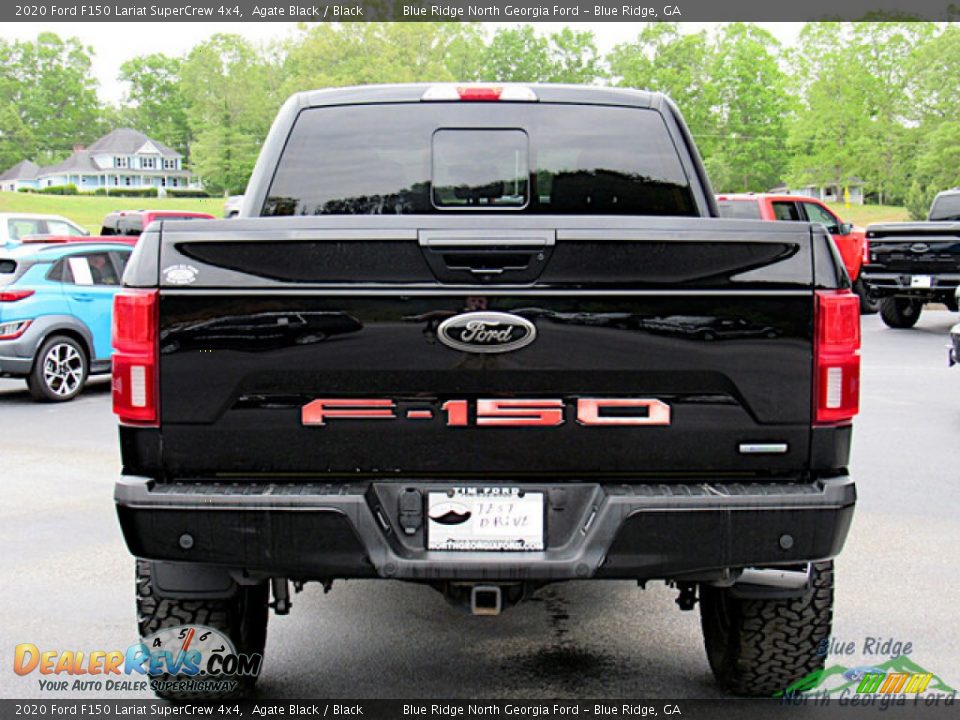 2020 Ford F150 Lariat SuperCrew 4x4 Agate Black / Black Photo #4