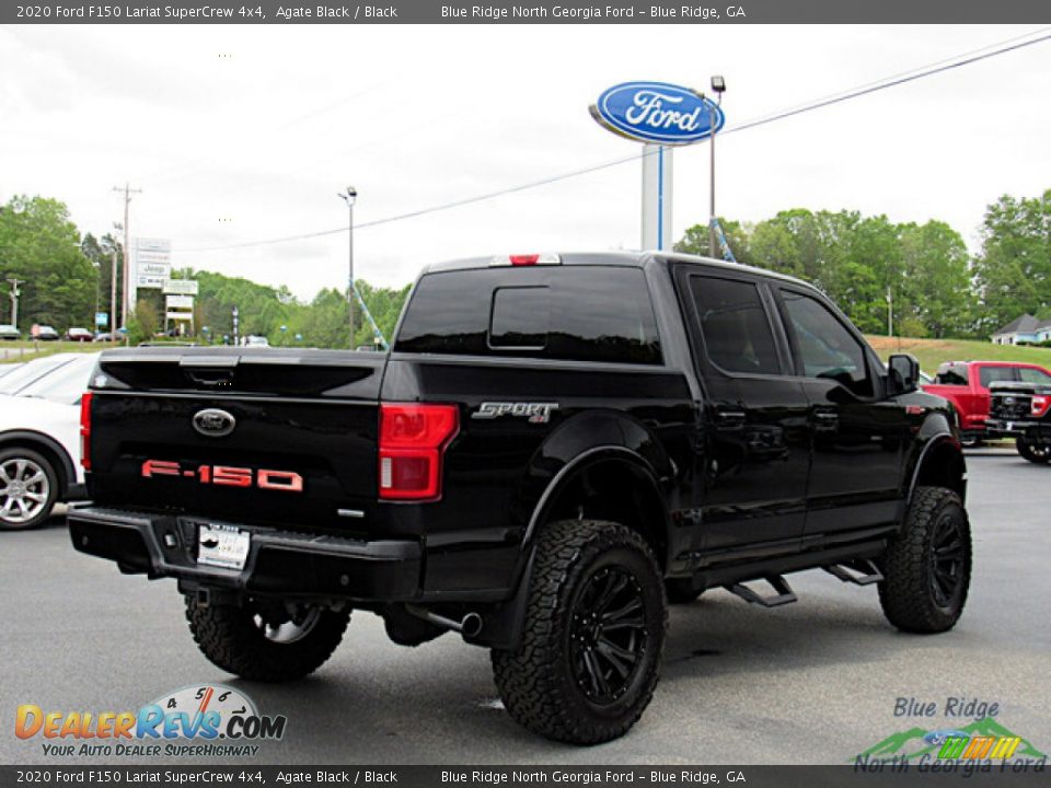 2020 Ford F150 Lariat SuperCrew 4x4 Agate Black / Black Photo #5