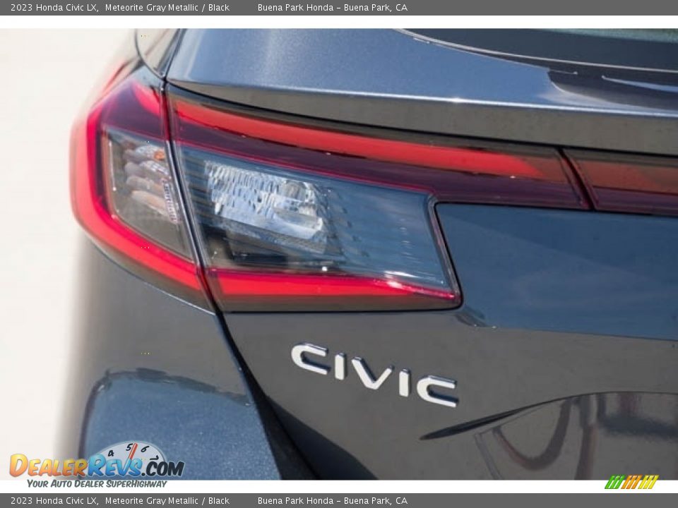 2023 Honda Civic LX Meteorite Gray Metallic / Black Photo #6
