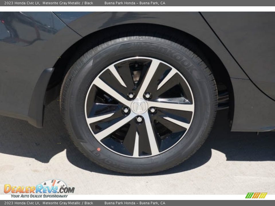 2023 Honda Civic LX Meteorite Gray Metallic / Black Photo #10