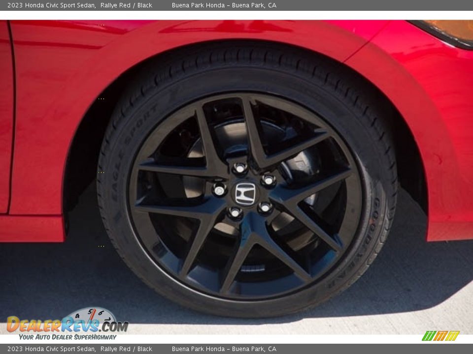 2023 Honda Civic Sport Sedan Rallye Red / Black Photo #11