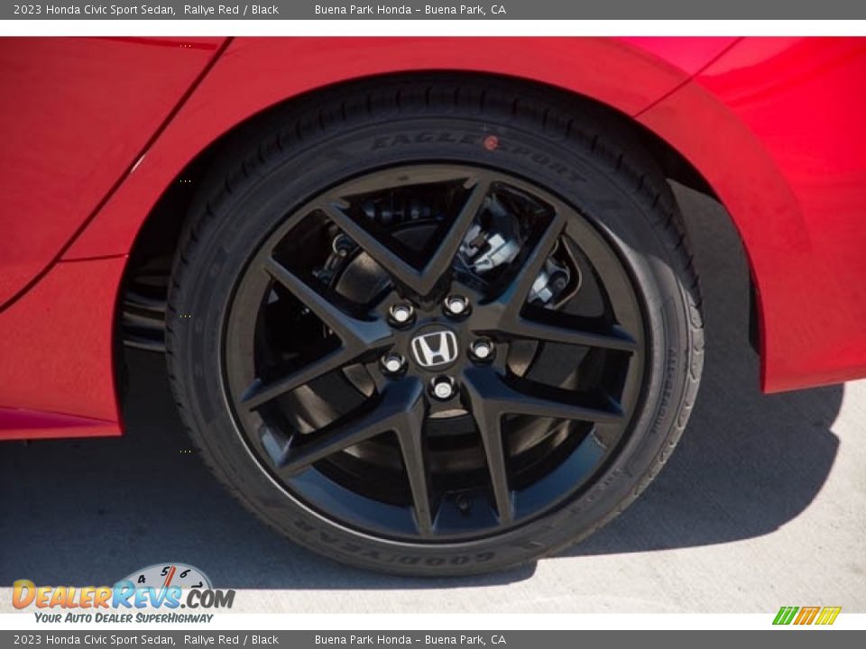 2023 Honda Civic Sport Sedan Rallye Red / Black Photo #12