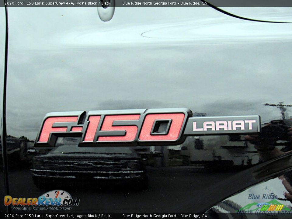 2020 Ford F150 Lariat SuperCrew 4x4 Agate Black / Black Photo #33