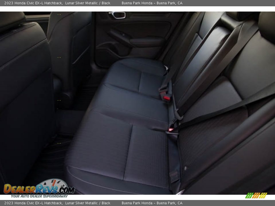 2023 Honda Civic EX-L Hatchback Lunar Silver Metallic / Black Photo #16