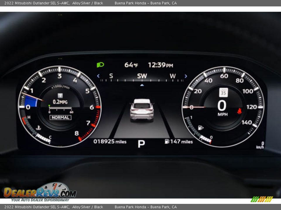 2022 Mitsubishi Outlander SEL S-AWC Gauges Photo #30