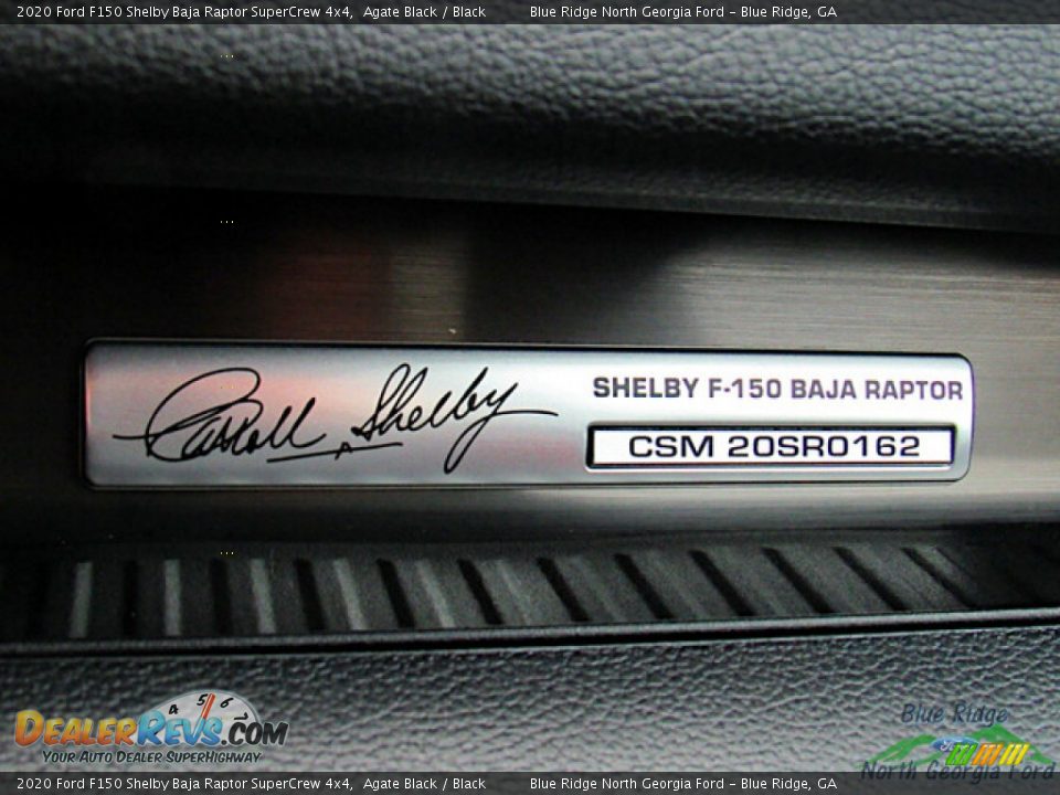 Info Tag of 2020 Ford F150 Shelby Baja Raptor SuperCrew 4x4 Photo #27
