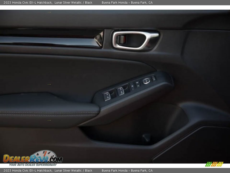 2023 Honda Civic EX-L Hatchback Lunar Silver Metallic / Black Photo #33