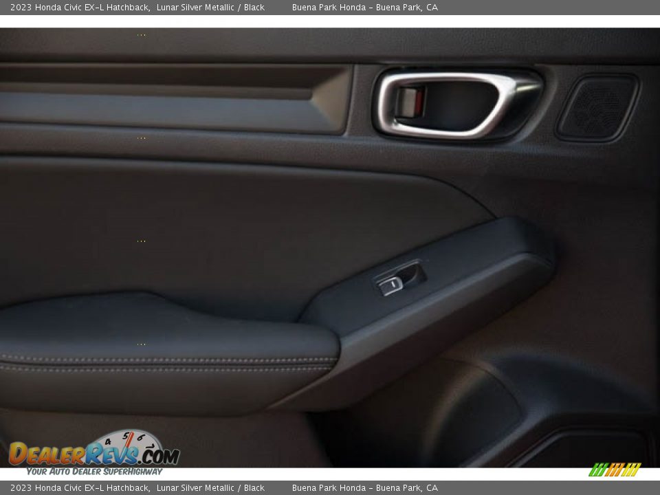 2023 Honda Civic EX-L Hatchback Lunar Silver Metallic / Black Photo #35