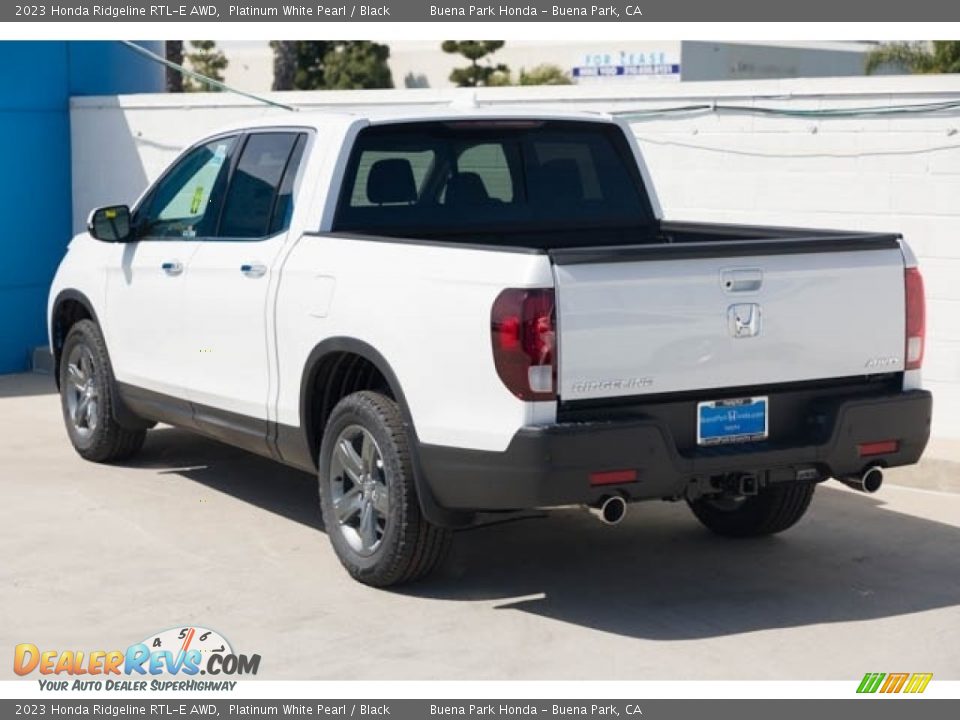 2023 Honda Ridgeline RTL-E AWD Platinum White Pearl / Black Photo #2