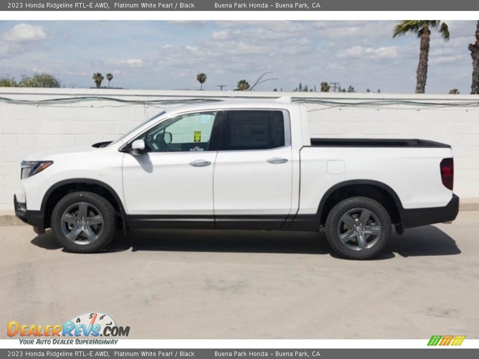 Platinum White Pearl 2023 Honda Ridgeline RTL-E AWD Photo #4