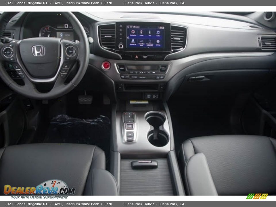 Black Interior - 2023 Honda Ridgeline RTL-E AWD Photo #19