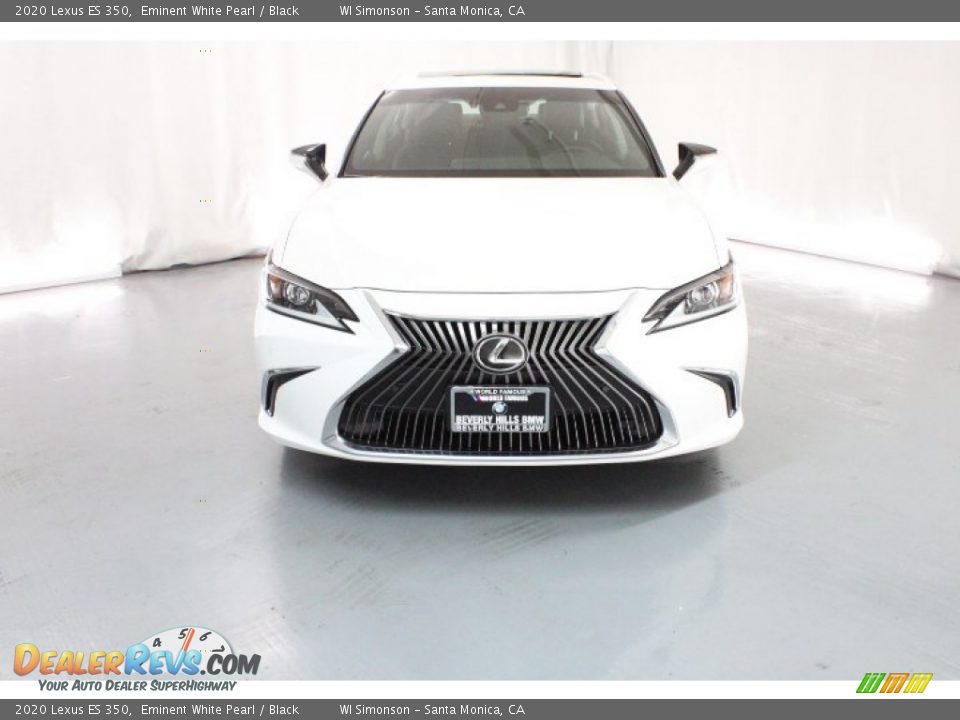 2020 Lexus ES 350 Eminent White Pearl / Black Photo #2