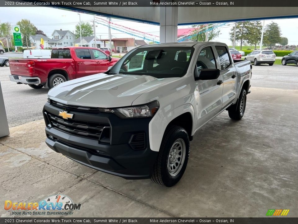 2023 Chevrolet Colorado Work Truck Crew Cab Summit White / Jet Black Photo #2