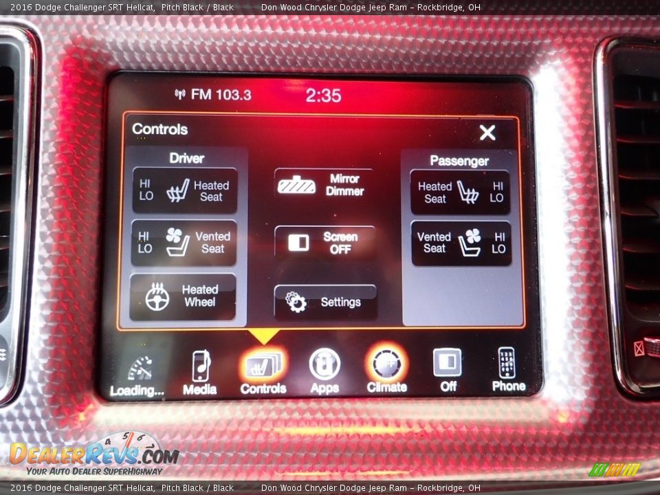 2016 Dodge Challenger SRT Hellcat Pitch Black / Black Photo #2