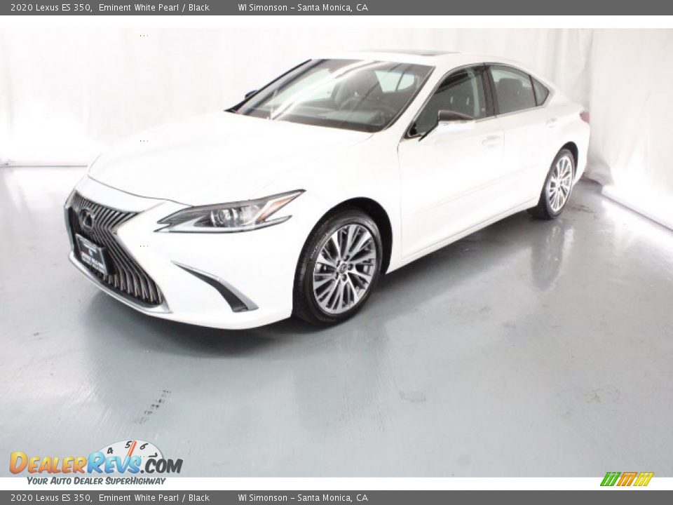 2020 Lexus ES 350 Eminent White Pearl / Black Photo #3