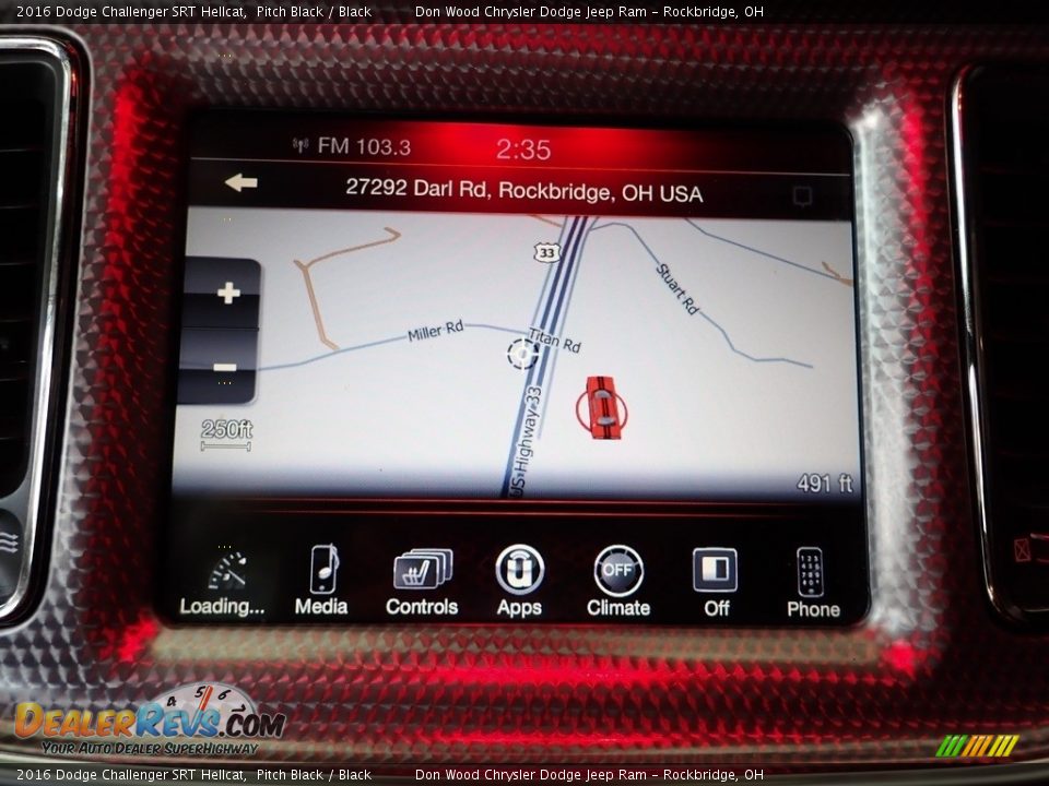 2016 Dodge Challenger SRT Hellcat Pitch Black / Black Photo #3