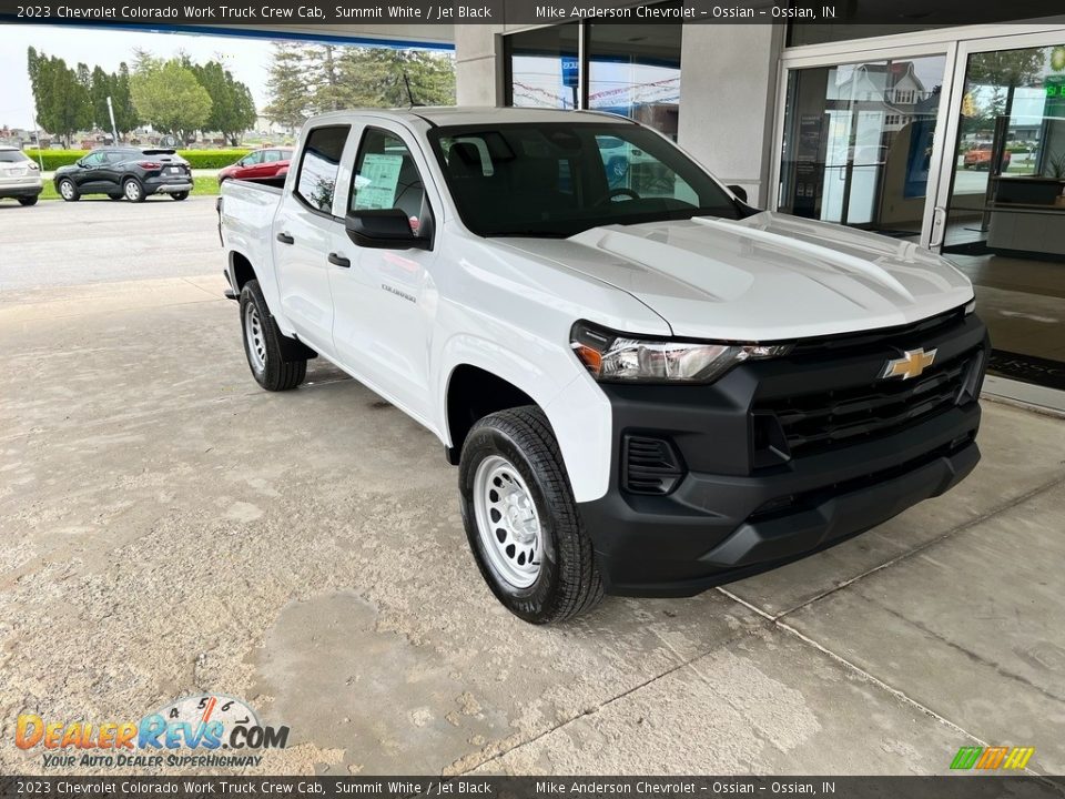 2023 Chevrolet Colorado Work Truck Crew Cab Summit White / Jet Black Photo #5