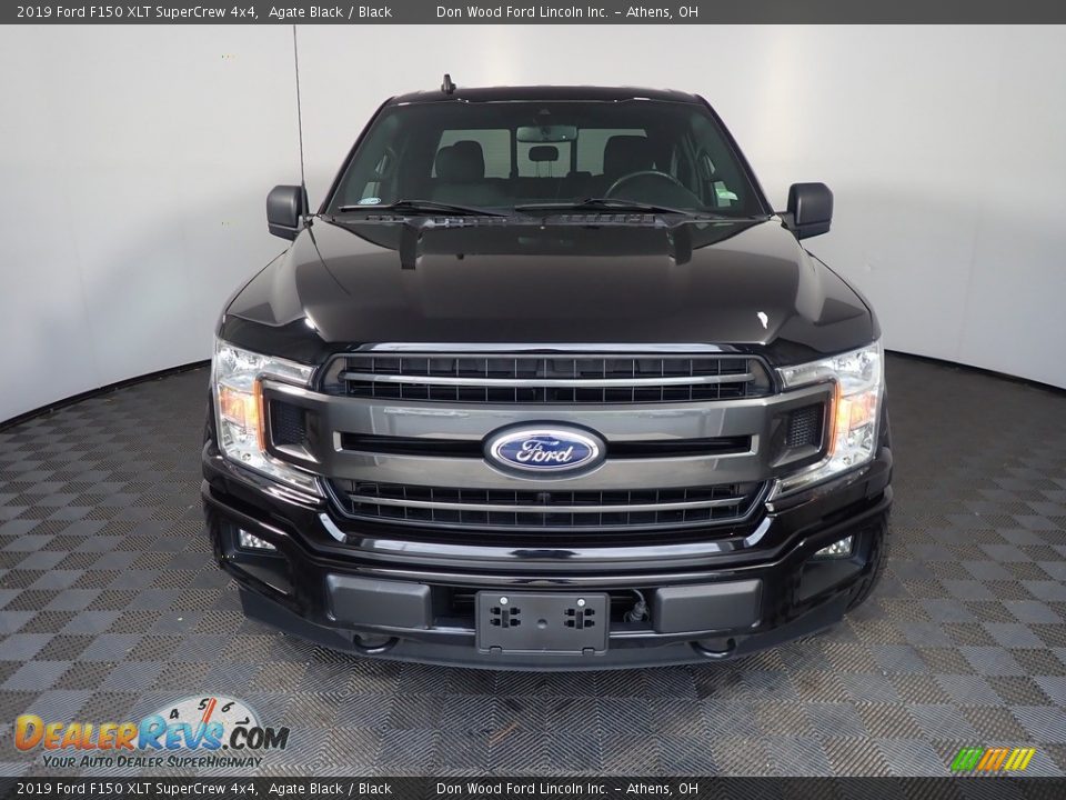 2019 Ford F150 XLT SuperCrew 4x4 Agate Black / Black Photo #6