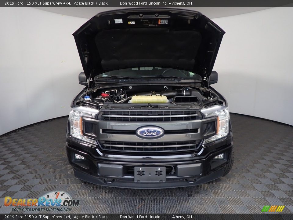 2019 Ford F150 XLT SuperCrew 4x4 Agate Black / Black Photo #7