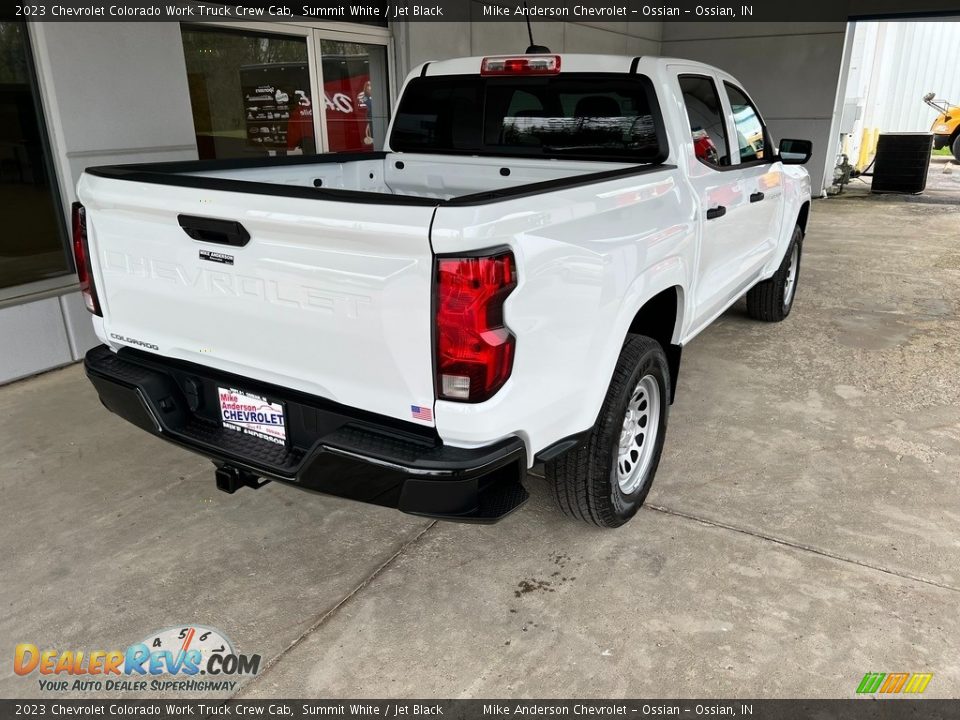 2023 Chevrolet Colorado Work Truck Crew Cab Summit White / Jet Black Photo #7