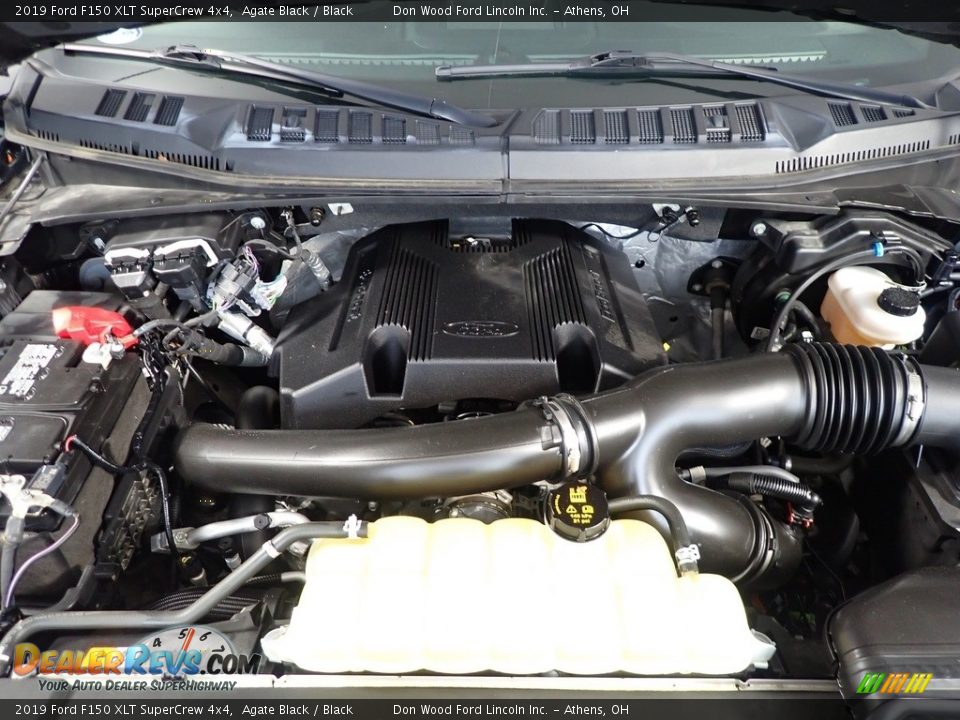 2019 Ford F150 XLT SuperCrew 4x4 Agate Black / Black Photo #8