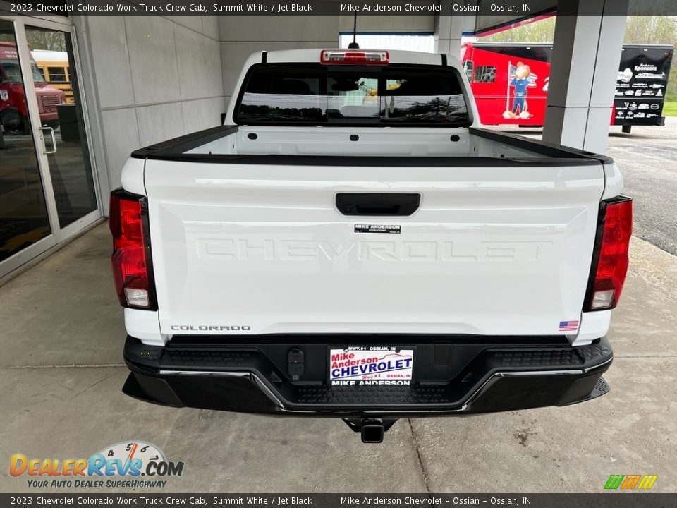 2023 Chevrolet Colorado Work Truck Crew Cab Summit White / Jet Black Photo #8