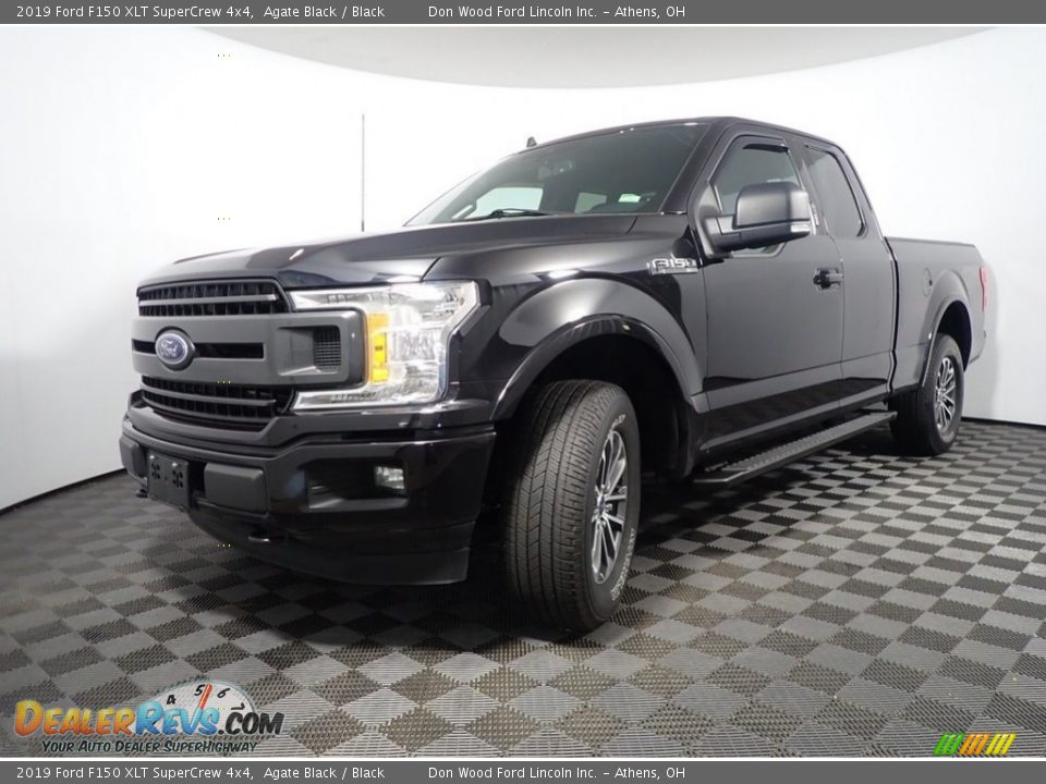 2019 Ford F150 XLT SuperCrew 4x4 Agate Black / Black Photo #9