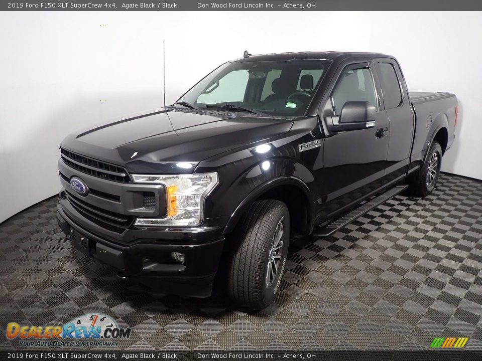 2019 Ford F150 XLT SuperCrew 4x4 Agate Black / Black Photo #10