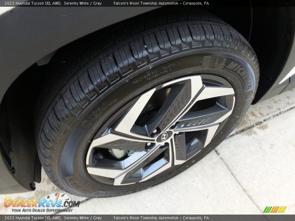 2023 Hyundai Tucson SEL AWD Serenity White / Gray Photo #10
