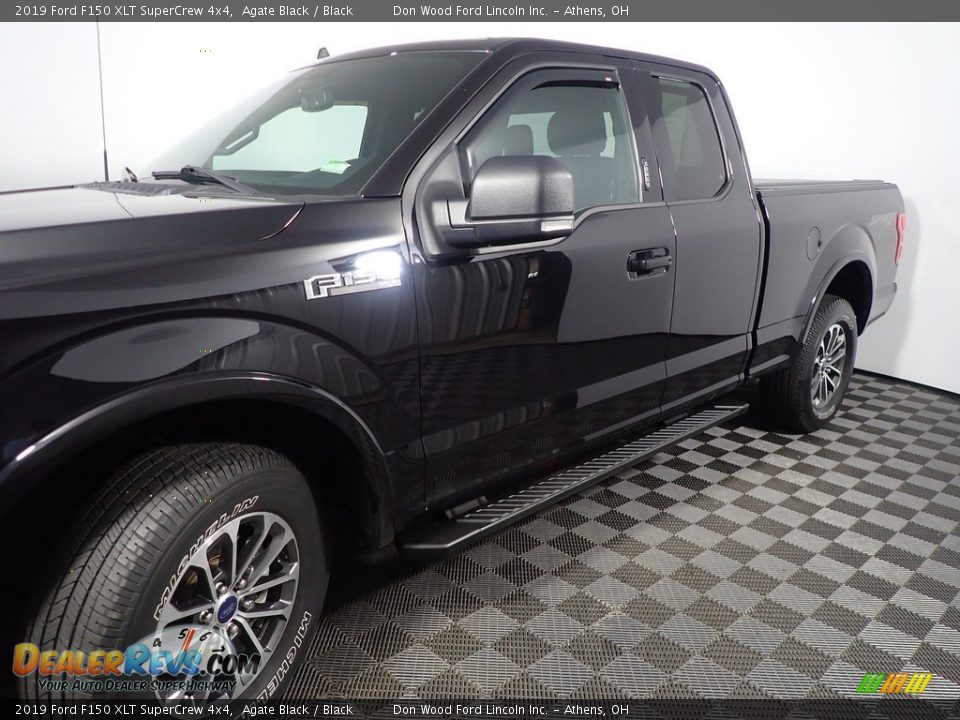 2019 Ford F150 XLT SuperCrew 4x4 Agate Black / Black Photo #11