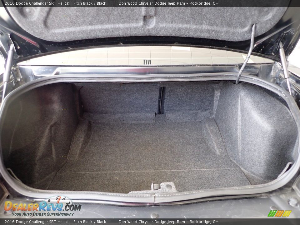 2016 Dodge Challenger SRT Hellcat Pitch Black / Black Photo #11