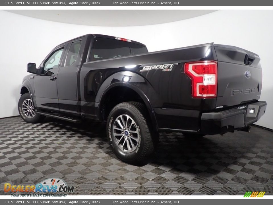 2019 Ford F150 XLT SuperCrew 4x4 Agate Black / Black Photo #12