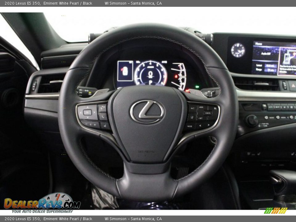 2020 Lexus ES 350 Eminent White Pearl / Black Photo #12