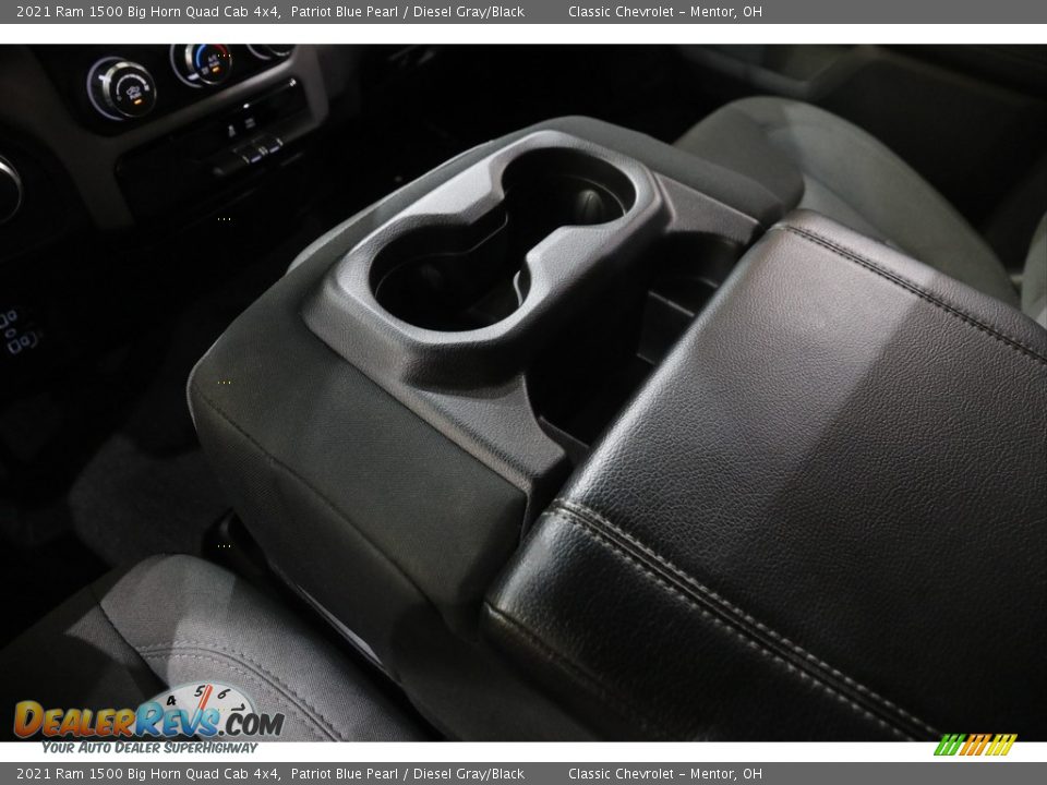 2021 Ram 1500 Big Horn Quad Cab 4x4 Patriot Blue Pearl / Diesel Gray/Black Photo #14