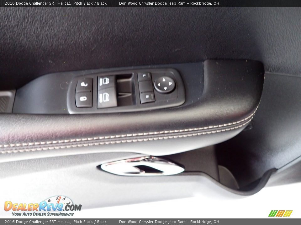 2016 Dodge Challenger SRT Hellcat Pitch Black / Black Photo #14