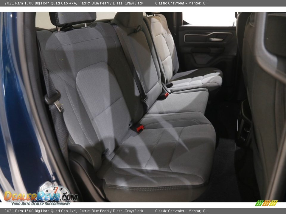 2021 Ram 1500 Big Horn Quad Cab 4x4 Patriot Blue Pearl / Diesel Gray/Black Photo #16