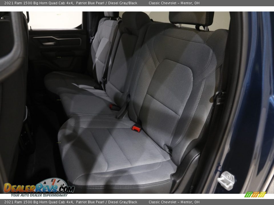 2021 Ram 1500 Big Horn Quad Cab 4x4 Patriot Blue Pearl / Diesel Gray/Black Photo #17