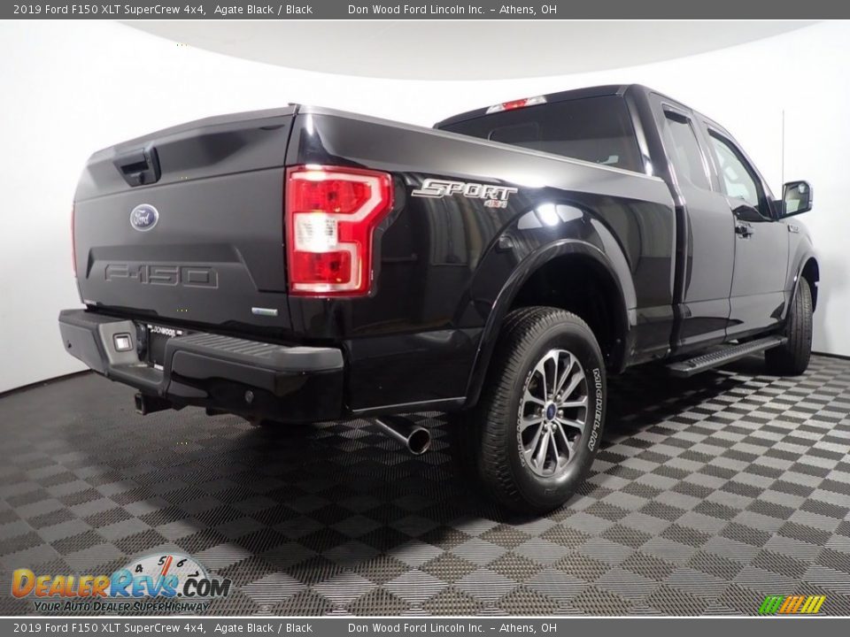 2019 Ford F150 XLT SuperCrew 4x4 Agate Black / Black Photo #16