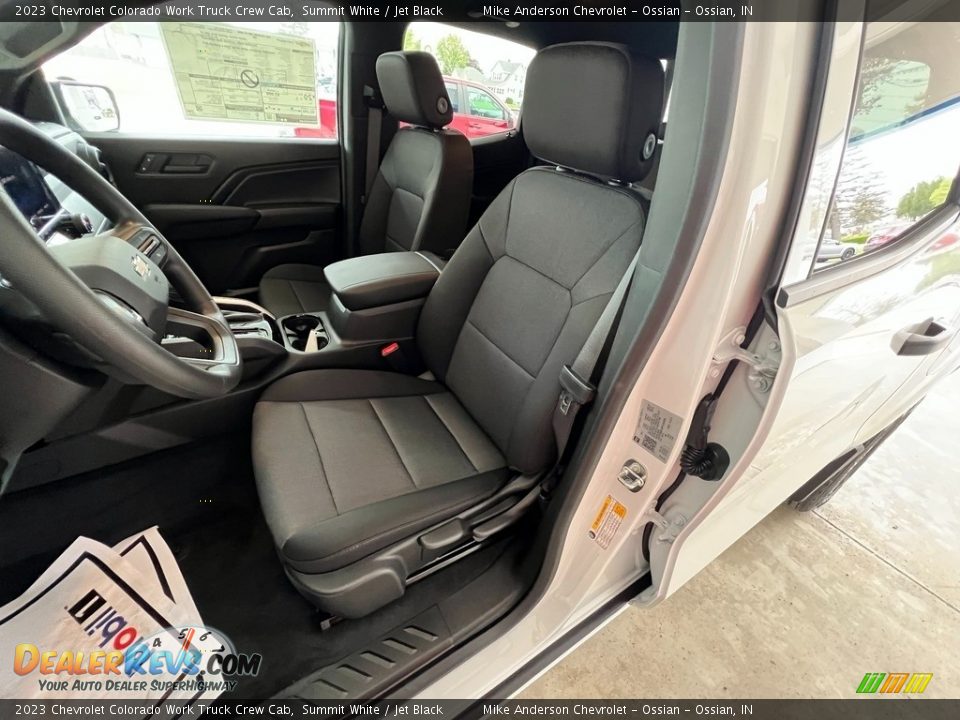 Front Seat of 2023 Chevrolet Colorado Work Truck Crew Cab Photo #16